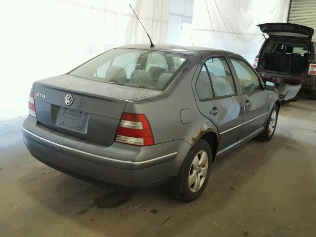 3VWSA69M34M013162 - 2004 VOLKSWAGEN JETTA GLS GRAY photo 4