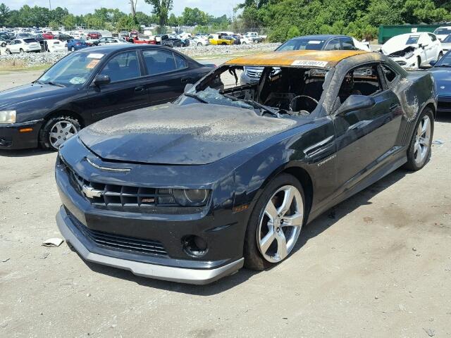 2G1FK1EJ6B9167475 - 2011 CHEVROLET CAMARO 2SS BLACK photo 2