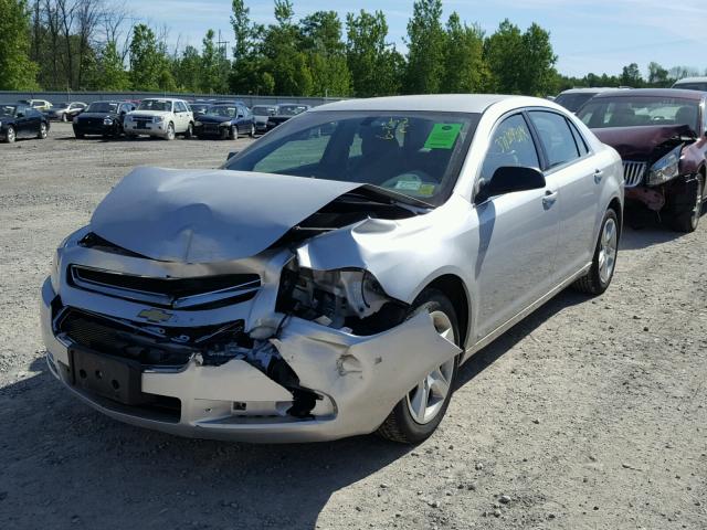 1G1ZG57B79F197159 - 2009 CHEVROLET MALIBU LS ვერცხლისფერი ფოტო 2