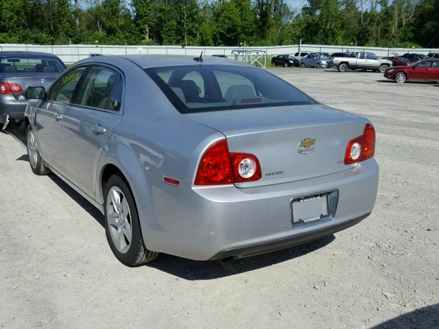 1G1ZG57B79F197159 - 2009 CHEVROLET MALIBU LS ვერცხლისფერი ფოტო 3