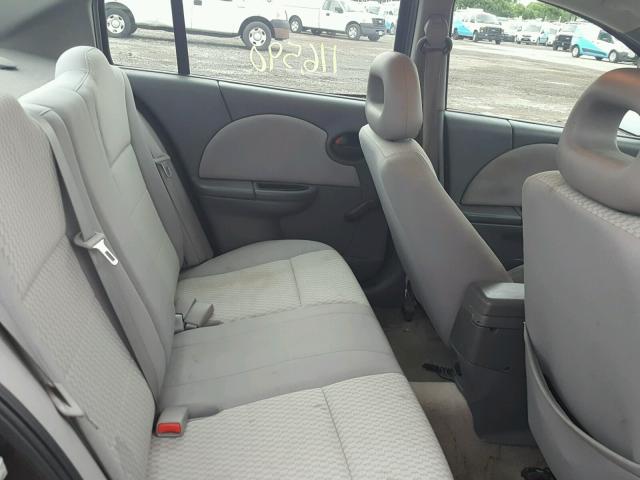 1G8AJ55F96Z204113 - 2006 SATURN ION LEVEL RED photo 6