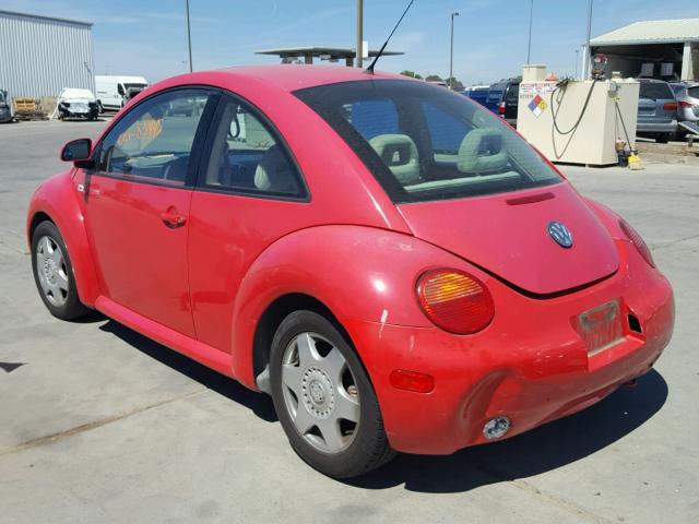 3VWCC21C4YM499268 - 2000 VOLKSWAGEN NEW BEETLE 红色 照片 3