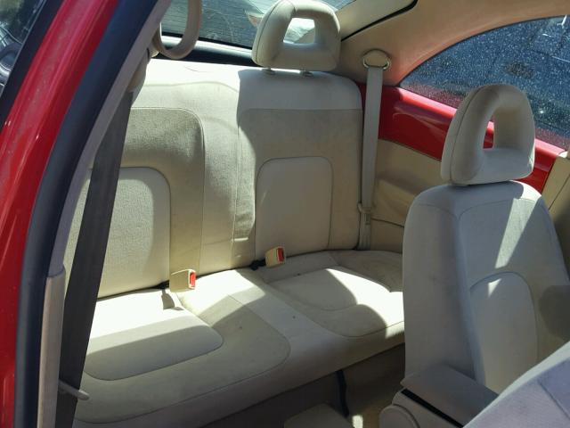 3VWCC21C4YM499268 - 2000 VOLKSWAGEN NEW BEETLE 红色 照片 6