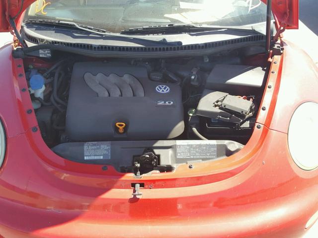 3VWCC21C4YM499268 - 2000 VOLKSWAGEN NEW BEETLE 红色 照片 7