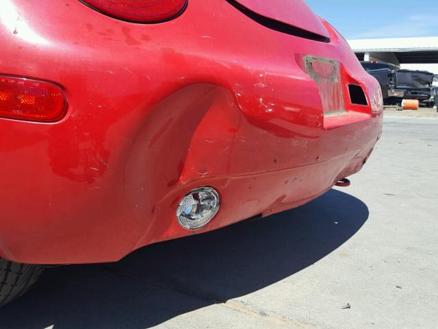 3VWCC21C4YM499268 - 2000 VOLKSWAGEN NEW BEETLE 红色 照片 9