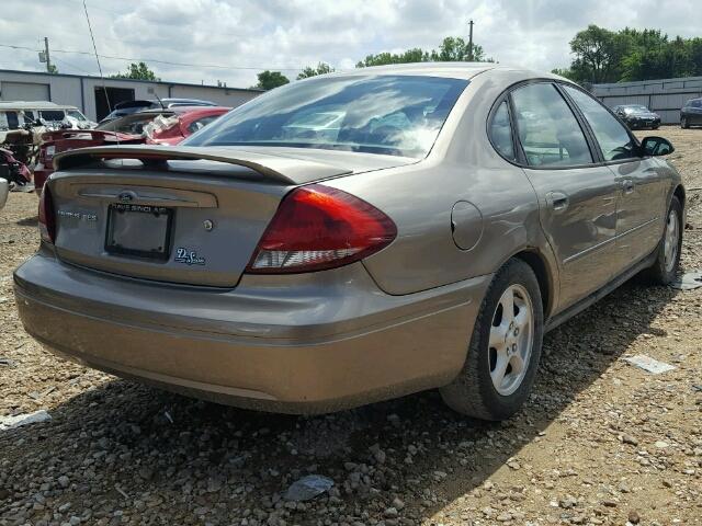 1FAFP55S84A119160 - 2004 FORD TAURUS TAN photo 4