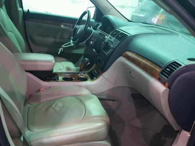 5GZEV33728J280011 - 2008 SATURN OUTLOOK XR შავი ფოტო 5
