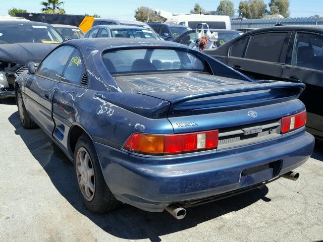 JT2SW21M6M0014519 - 1991 TOYOTA MR2 BLUE photo 3