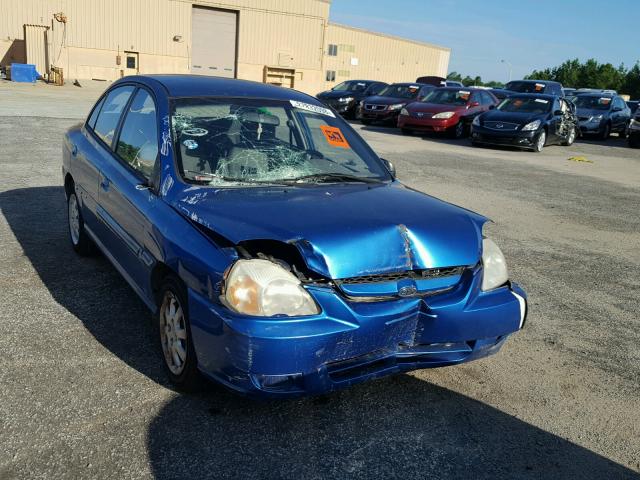 KNADC125246333923 - 2004 KIA RIO BLUE photo 1