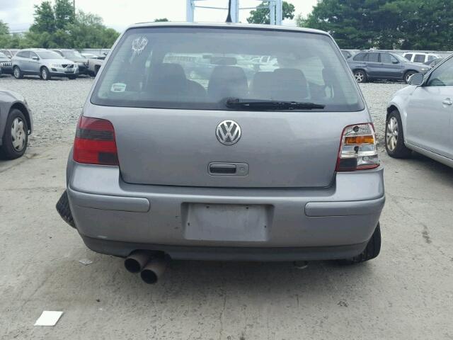 9BWDH61J434074805 - 2003 VOLKSWAGEN GTI VR6 GRAY photo 9