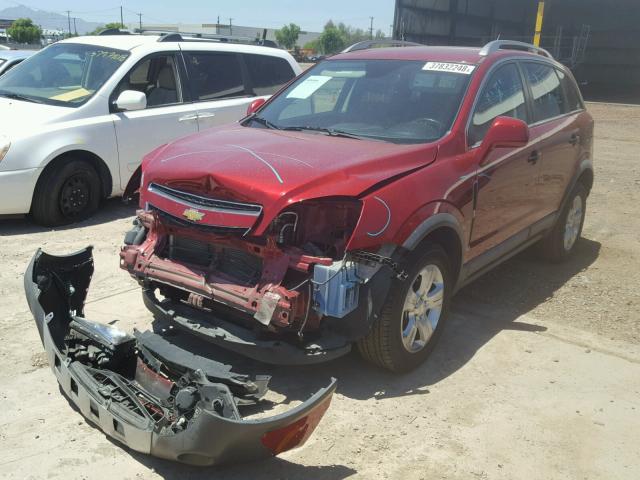 3GNAL2EK6ES646359 - 2014 CHEVROLET CAPTIVA LS RED photo 2