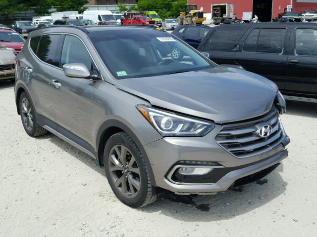 5XYZWDLA7HG425142 - 2017 HYUNDAI SANTA FE S GRAY photo 1