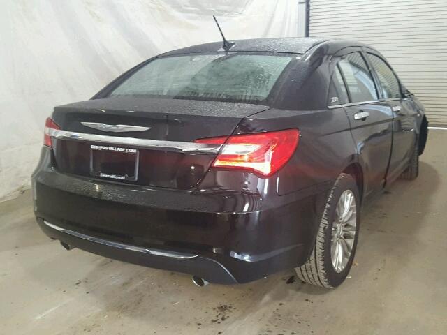 1C3CCBCG6DN503683 - 2013 CHRYSLER 200 LIMITE BLACK photo 4