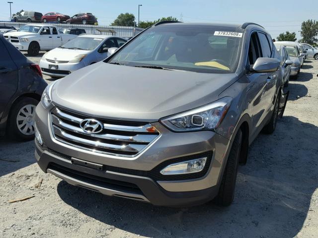 5XYZU3LB7EG214463 - 2014 HYUNDAI SANTA FE S CHARCOAL photo 2