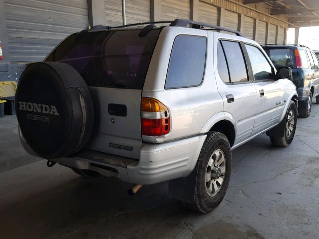 4S6CM58W2X4416547 - 1999 HONDA PASSPORT E GRAY photo 4