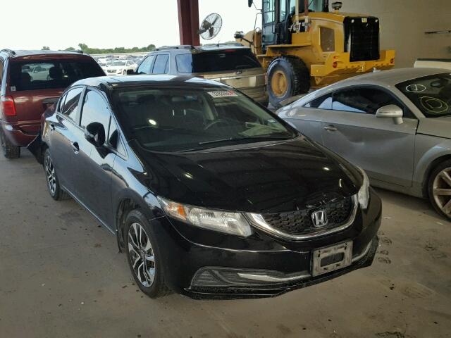 2HGFB2F86DH516069 - 2013 HONDA CIVIC EX BLACK photo 1