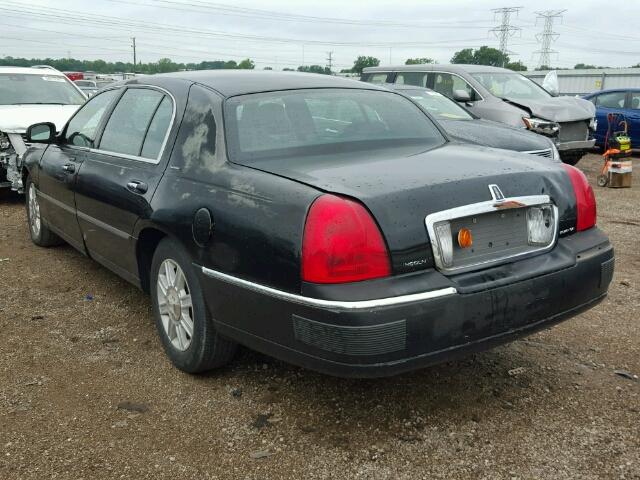 2LNHM84W58X646146 - 2008 LINCOLN TOWN CAR E BLACK photo 3