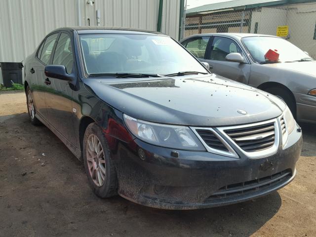 YS3FB46Y181107176 - 2008 SAAB 9-3 2.0T BLACK photo 1