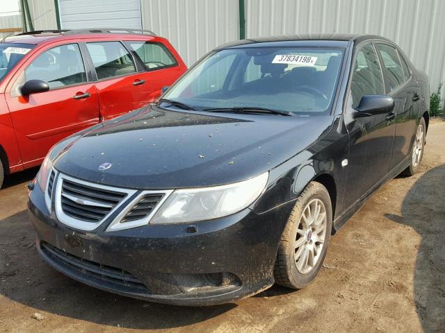 YS3FB46Y181107176 - 2008 SAAB 9-3 2.0T BLACK photo 2