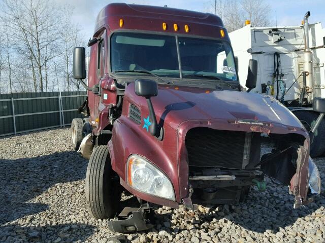 1FUJGHDV5CSBA5198 - 2012 FREIGHTLINER CASCADIA 1 BURGUNDY photo 1