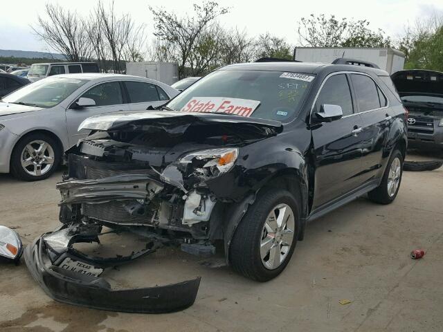 2GNALBEK2F6105549 - 2015 CHEVROLET EQUINOX LT BLACK photo 2