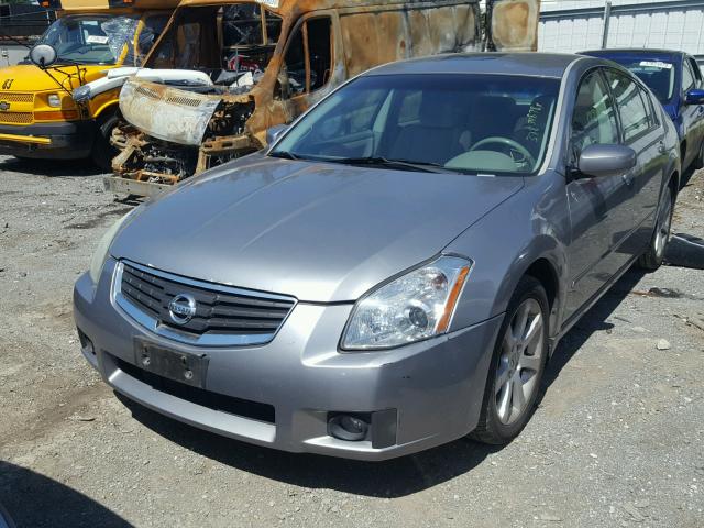 1N4BA41EX7C853902 - 2007 NISSAN MAXIMA SE GRAY photo 2