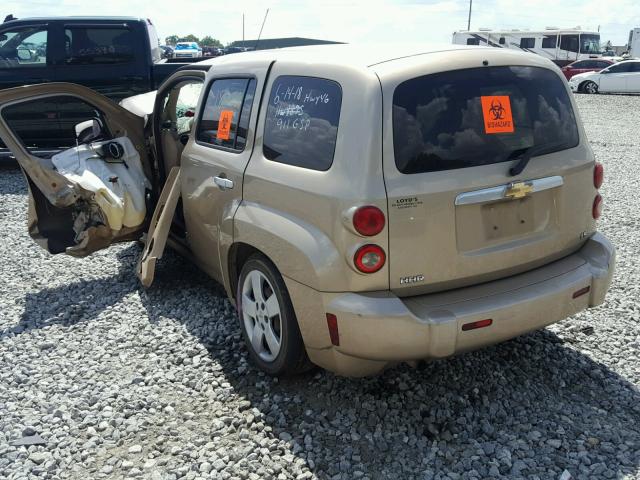 3GNDA13D17S531625 - 2007 CHEVROLET HHR LS GOLD photo 3