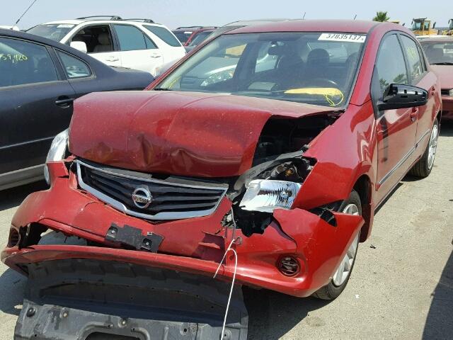 3N1AB6AP5CL621919 - 2012 NISSAN SENTRA 2.0 RED photo 2