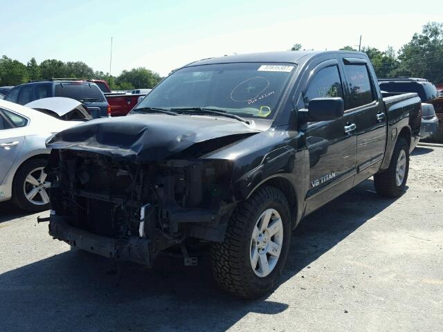 1N6AA07A07N233595 - 2007 NISSAN TITAN XE BLACK photo 2