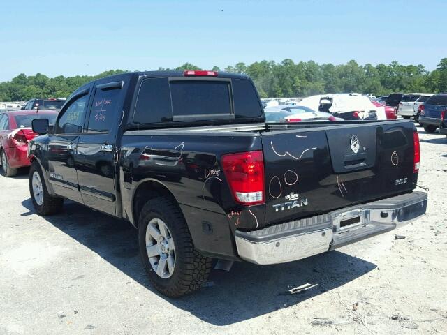 1N6AA07A07N233595 - 2007 NISSAN TITAN XE BLACK photo 3