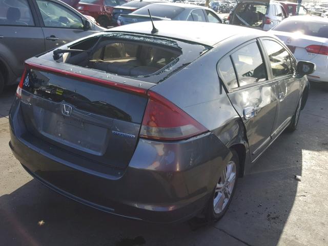 JHMZE2H76AS016228 - 2010 HONDA INSIGHT EX SILVER photo 4