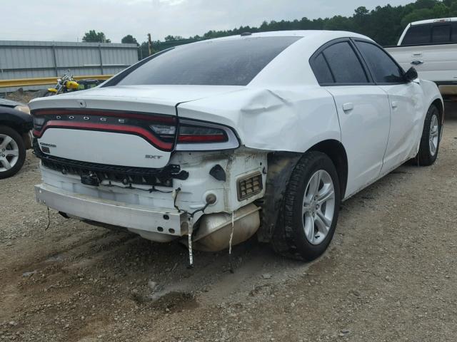 2C3CDXBG2JH169989 - 2018 DODGE CHARGER SX WHITE photo 4