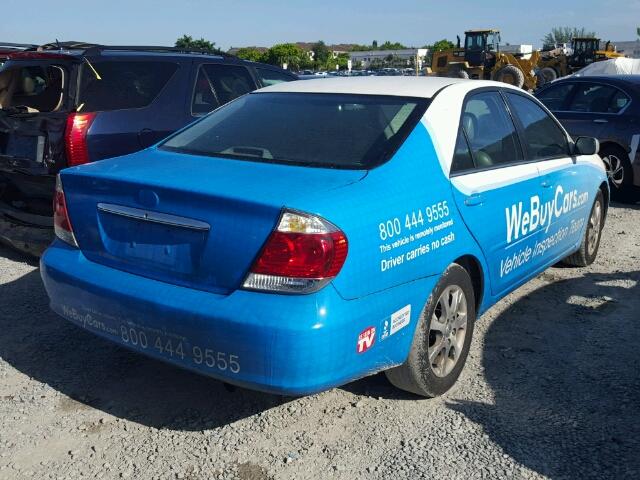 4T1BE30K06U165220 - 2006 TOYOTA CAMRY LE 银色 照片 4