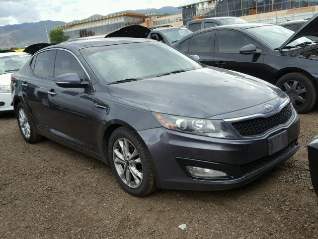 KNAGN4A7XB5102217 - 2011 KIA OPTIMA EX GRAY photo 1