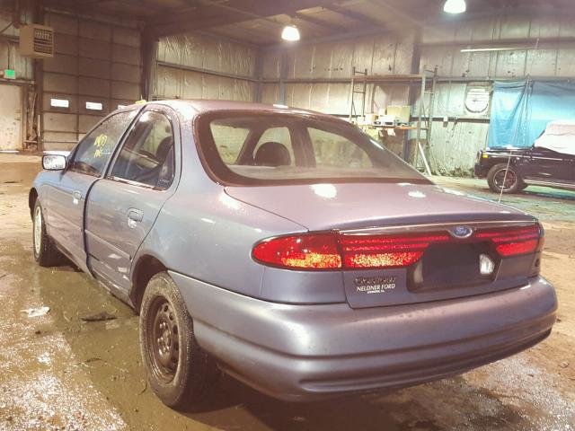 1FAFP6534XK112381 - 1999 FORD CONTOUR LX BLUE photo 3