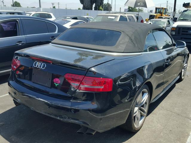 WAUVGAFH9CN007778 - 2012 AUDI S5 PRESTIG BLACK photo 4