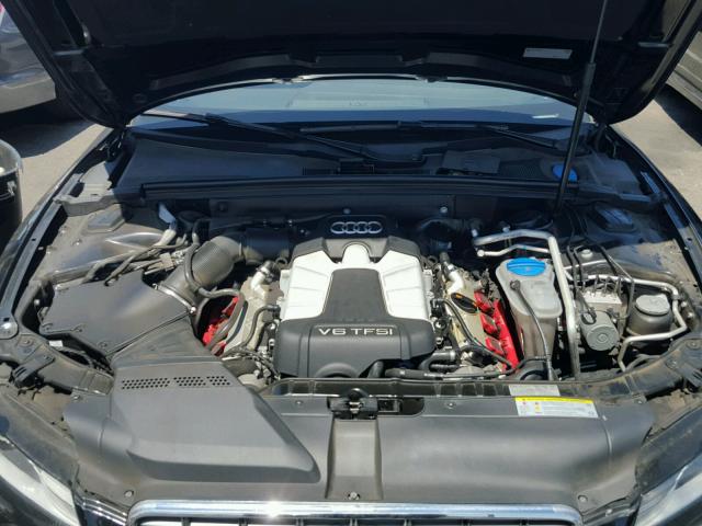 WAUVGAFH9CN007778 - 2012 AUDI S5 PRESTIG BLACK photo 7