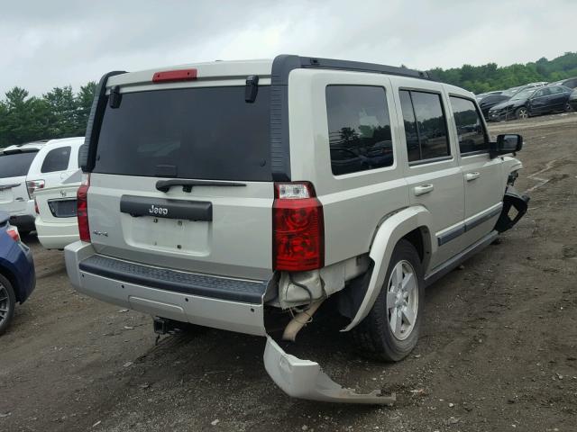 1J8HG48K78C210500 - 2008 JEEP COMMANDER SILVER photo 4