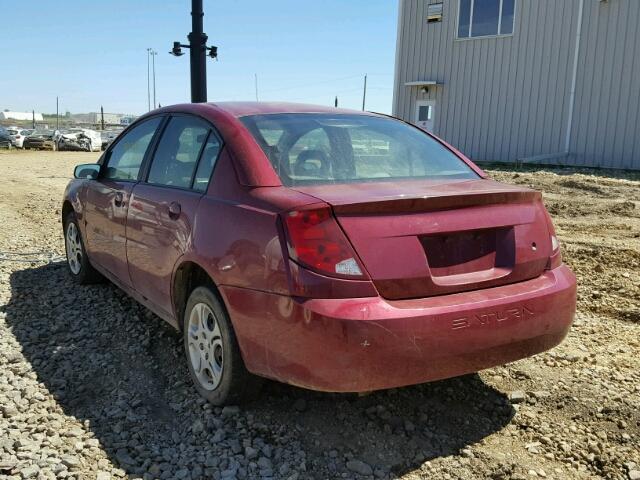 1G8AJ52F35Z118637 - 2005 SATURN ION LEVEL RED photo 3
