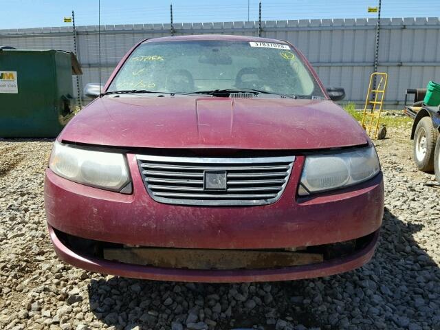 1G8AJ52F35Z118637 - 2005 SATURN ION LEVEL RED photo 9