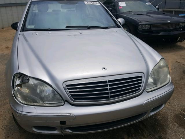 WDBNG70JX2A314267 - 2002 MERCEDES-BENZ S 430 SILVER photo 7