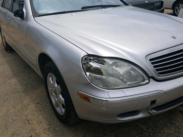 WDBNG70JX2A314267 - 2002 MERCEDES-BENZ S 430 SILVER photo 9