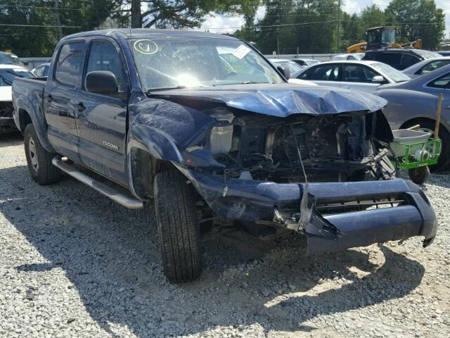 3TMJU62N75M002076 - 2005 TOYOTA TACOMA DOU BLUE photo 1