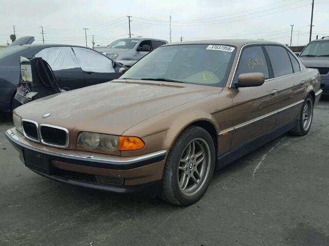 WBAGH8342YDP15738 - 2000 BMW 740 IL BROWN photo 2