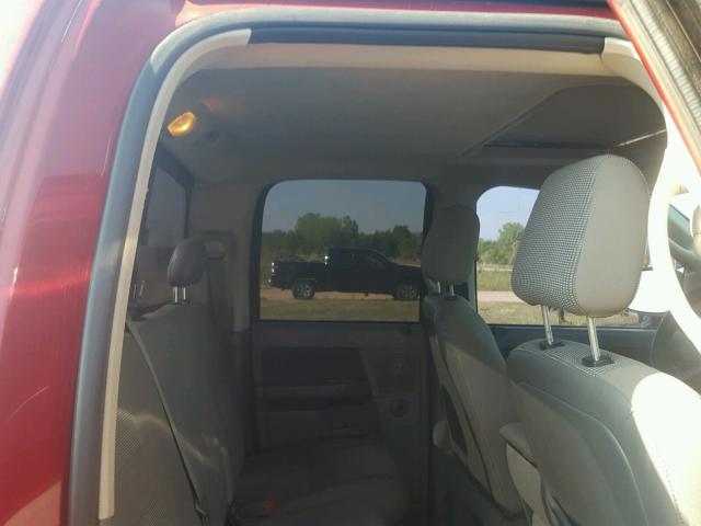 3D7KS28DX6G191443 - 2006 DODGE RAM 2500 S RED photo 6