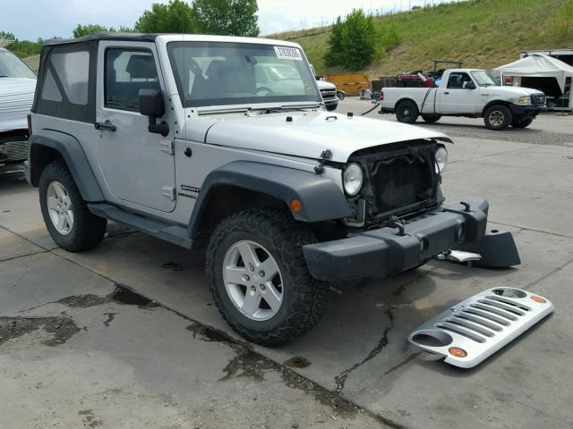 1J4AA2D14AL125075 - 2010 JEEP WRANGLER S SILVER photo 1