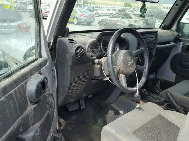 1J4AA2D14AL125075 - 2010 JEEP WRANGLER S SILVER photo 9