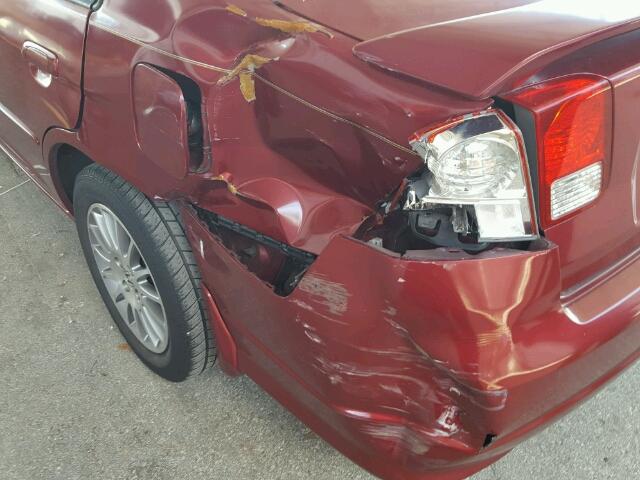 2HGES26725H570232 - 2005 HONDA CIVIC EX 勃艮第红 照片 9