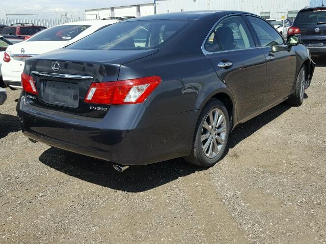 JTHBJ46G282259072 - 2008 LEXUS ES 350 GRAY photo 4