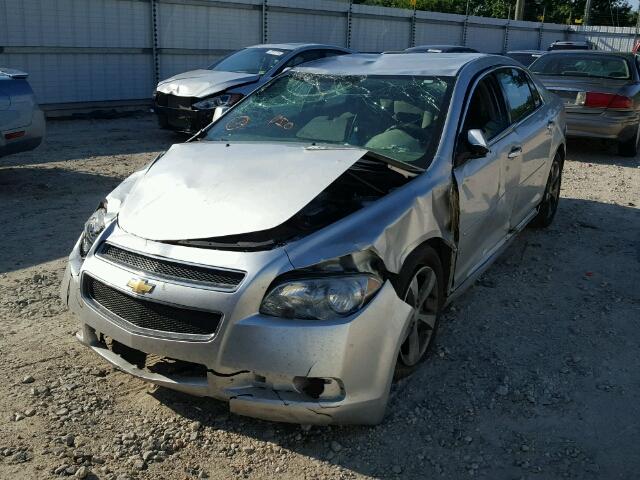 1G1ZC5E04CF316936 - 2012 CHEVROLET MALIBU 1LT ვერცხლისფერი ფოტო 2